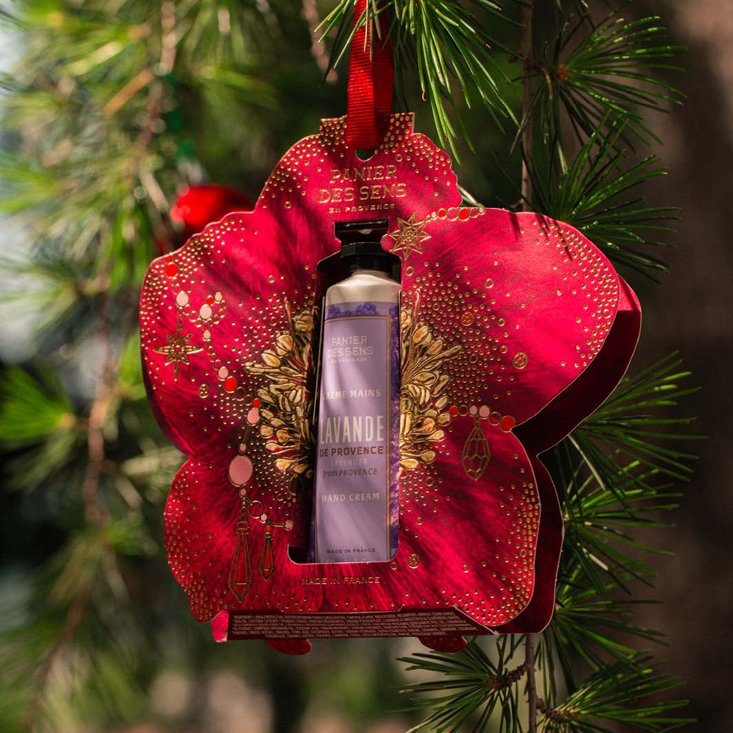 Lavender Hand Cream Gift – Holiday Ornament