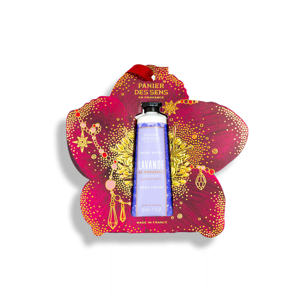 Lavender Hand Cream Gift – Holiday Ornament