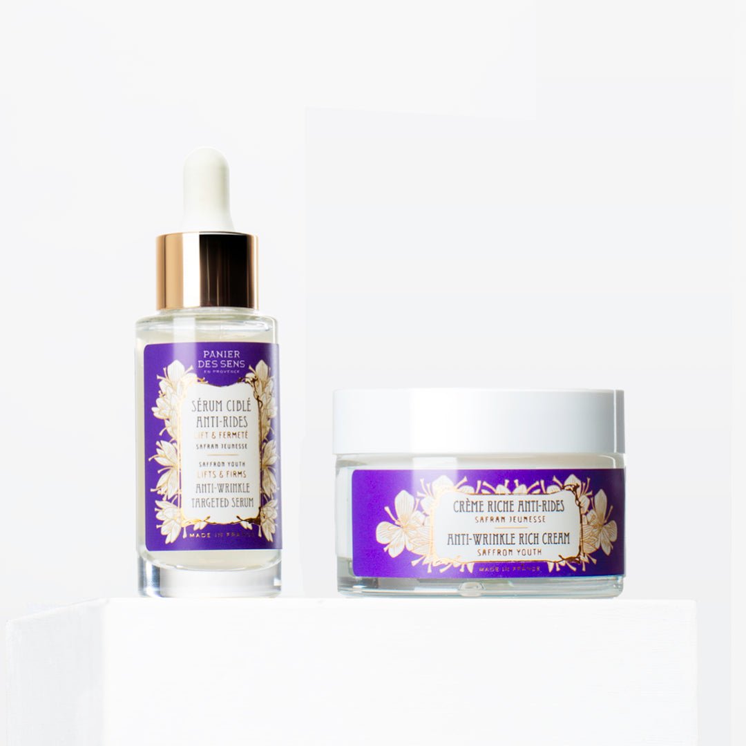 Anti - aging duo - Anti - aging serum and rich - textured lifting cream - Face Care - Panier des Sens USA