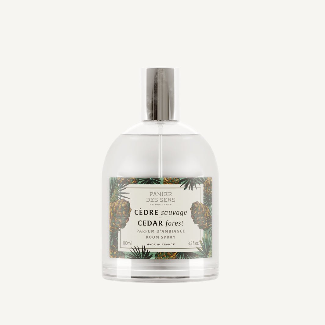 Spray Ambiental - Fragancia Bosque de Cedro - Fragancia natural para el hogar - Panier des Sens USA