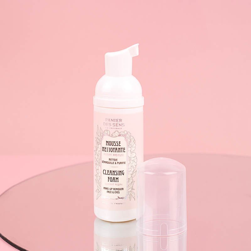 Espuma limpiadora facial - Peonía radiante 1.69 floz - Cuidado Facial - Panier des Sens USA