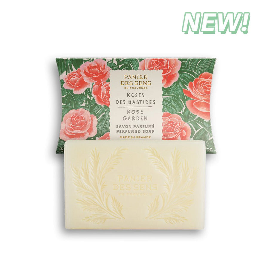 French Luxury Bar Soap - Rose Garden - Solid cosmetics - Panier des Sens USA