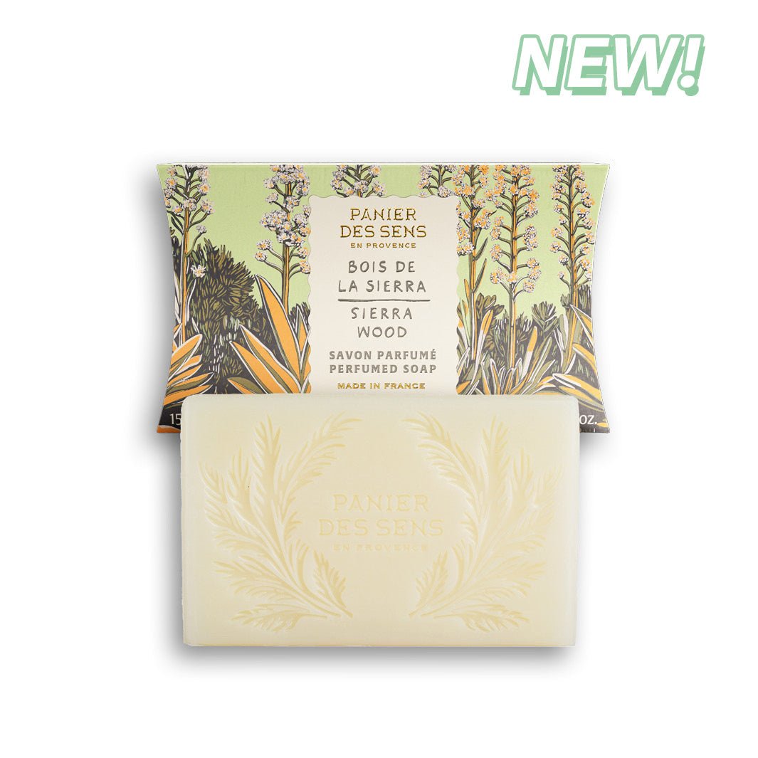 French Luxury Bar Soap - Sierra Wood - Solid cosmetics - Panier des Sens USA