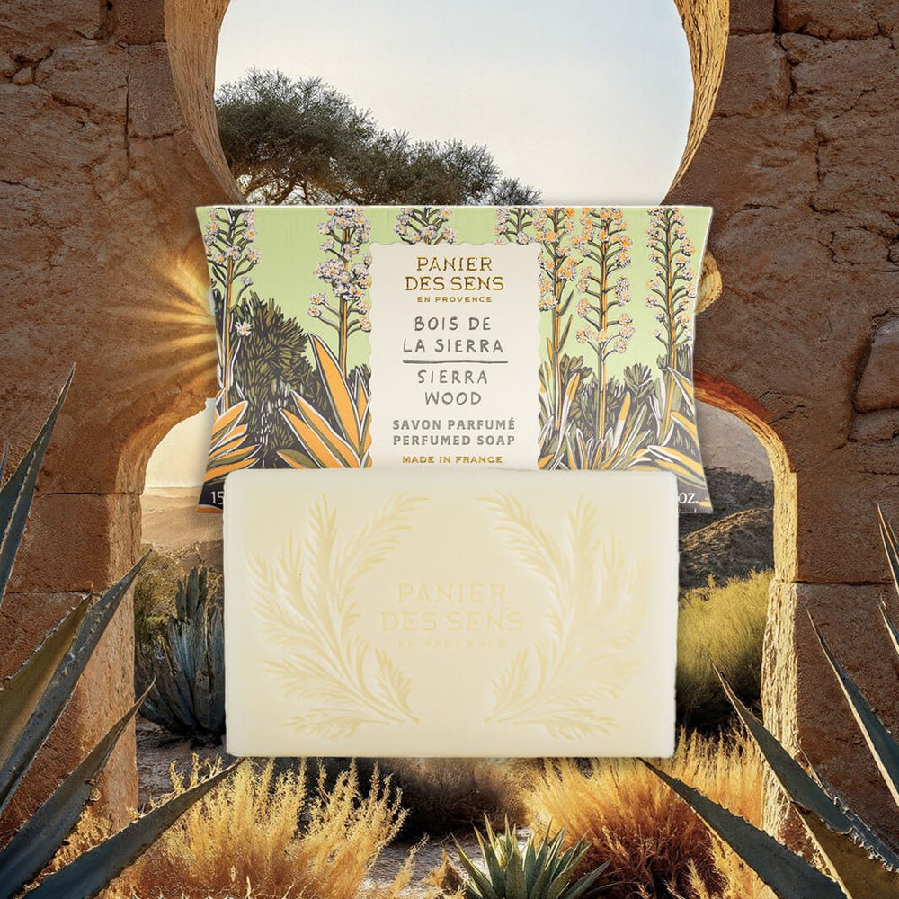 French Luxury Bar Soap - Sierra Wood - Solid cosmetics - Panier des Sens USA