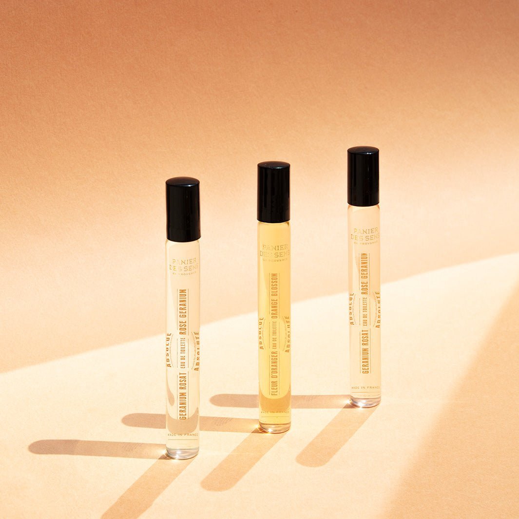 Geranium Perfume Fragrance - Roll - on - Eaux de toilette - Panier des Sens USA