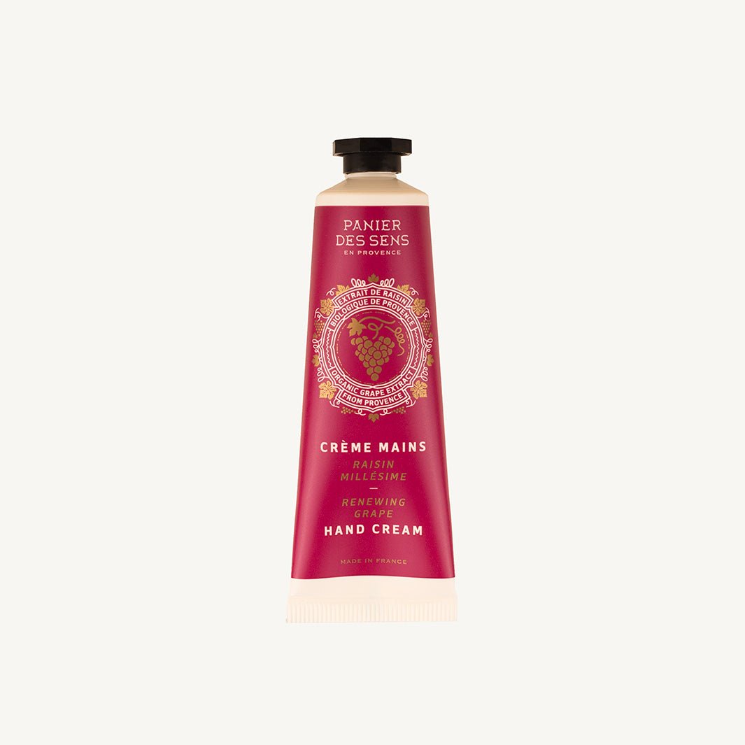 Crema de manos - Uva Renovadora 1 floz - Cuidado de las manos - Panier des Sens USA