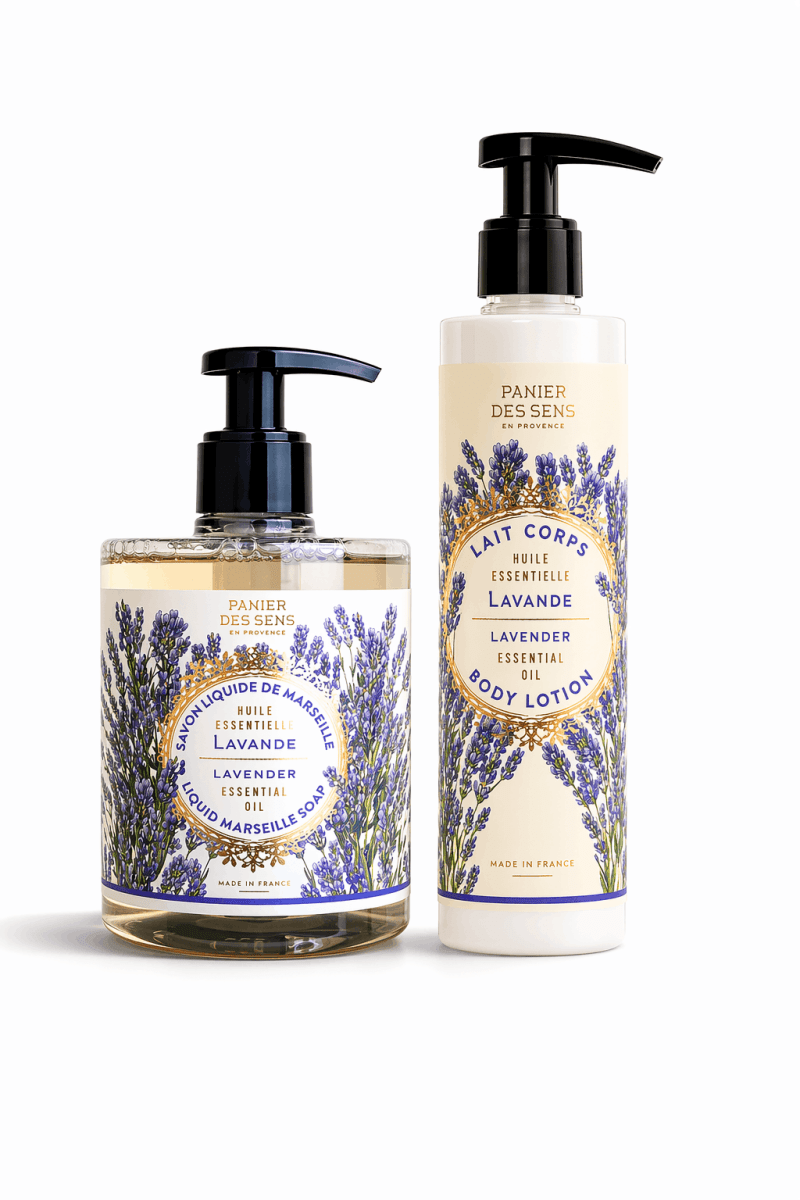 Hand Soap and Lotion Set - Lavender - Panier des Sens USA