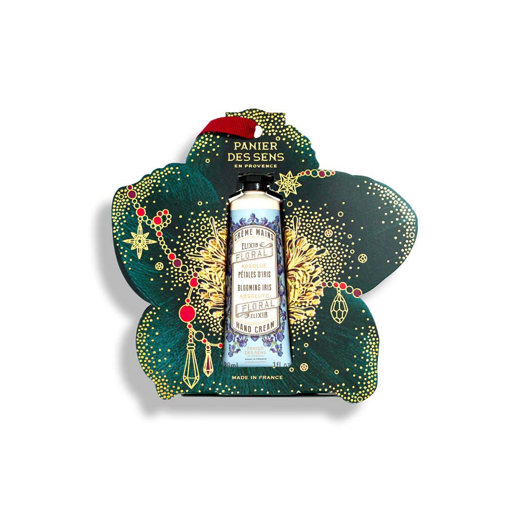 Iris hand cream gift – Holiday ornament - CHRISTMAS - Panier des Sens USA