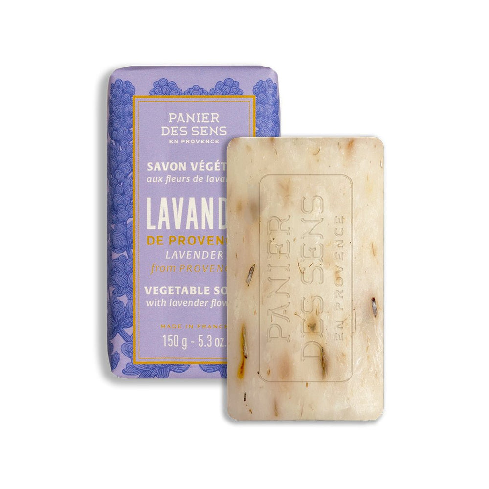 Lavender Exfoliating Soap Bar - Bar Soap - Panier des Sens USA