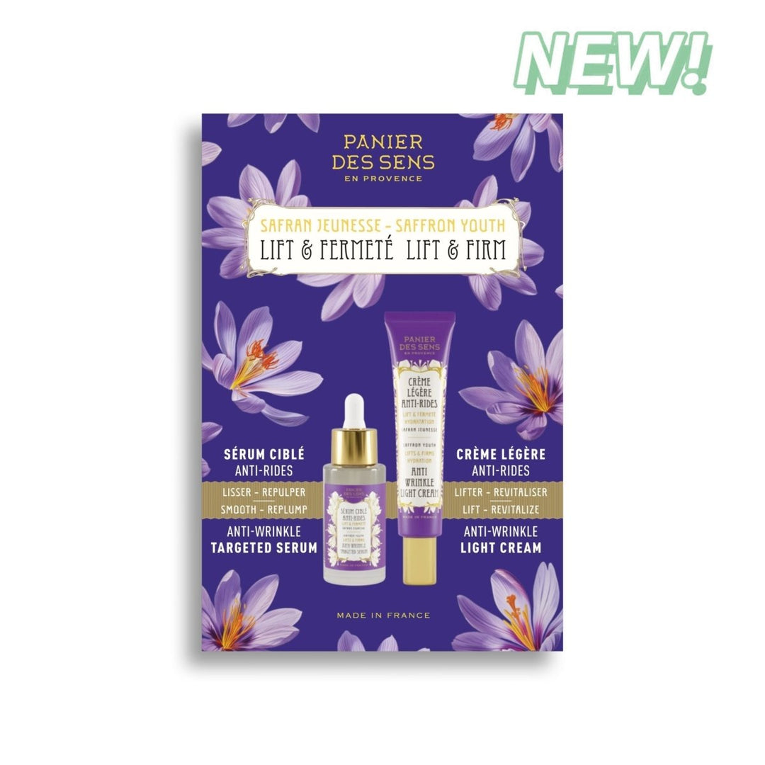 Lift & Firm women's anti - aging skincare set - Targeted serum and light cream - Face Care - Panier des Sens USA