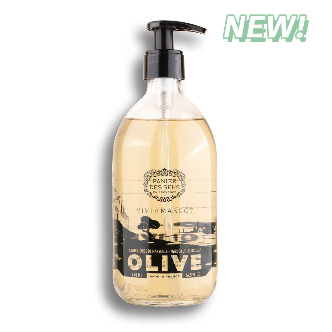 Limited Edition Liquid Marseille Soap - Olive savon liquide de Marseille - Liquid Marseille Soap - Panier des Sens USA