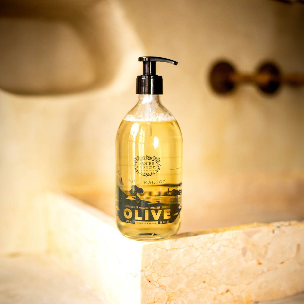 Limited Edition Liquid Marseille Soap - Olive savon liquide de Marseille - Liquid Marseille Soap - Panier des Sens USA