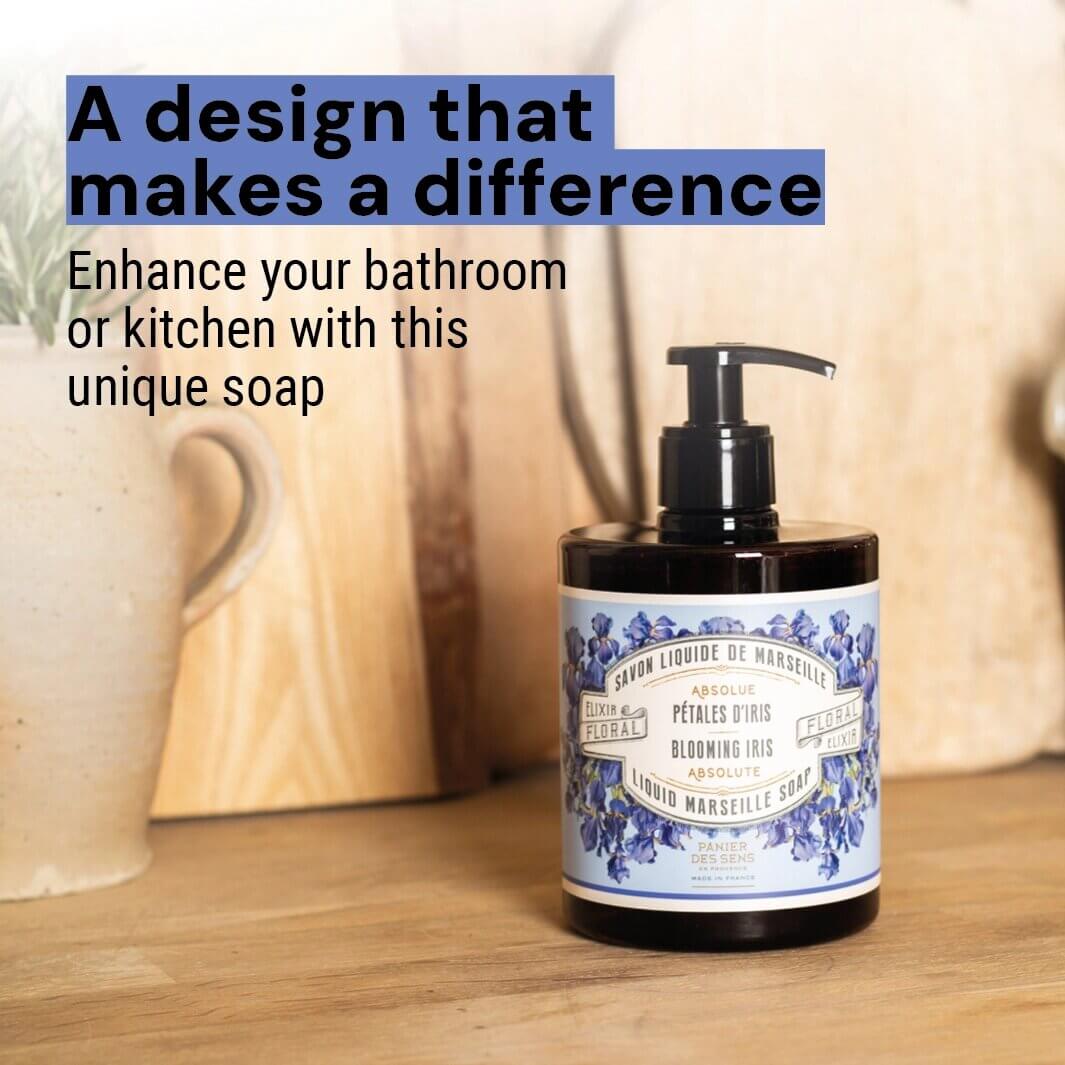 Liquid Marseille Soap - Blooming Iris savon liquide de Marseille - Liquid Marseille Soap - Panier des Sens USA