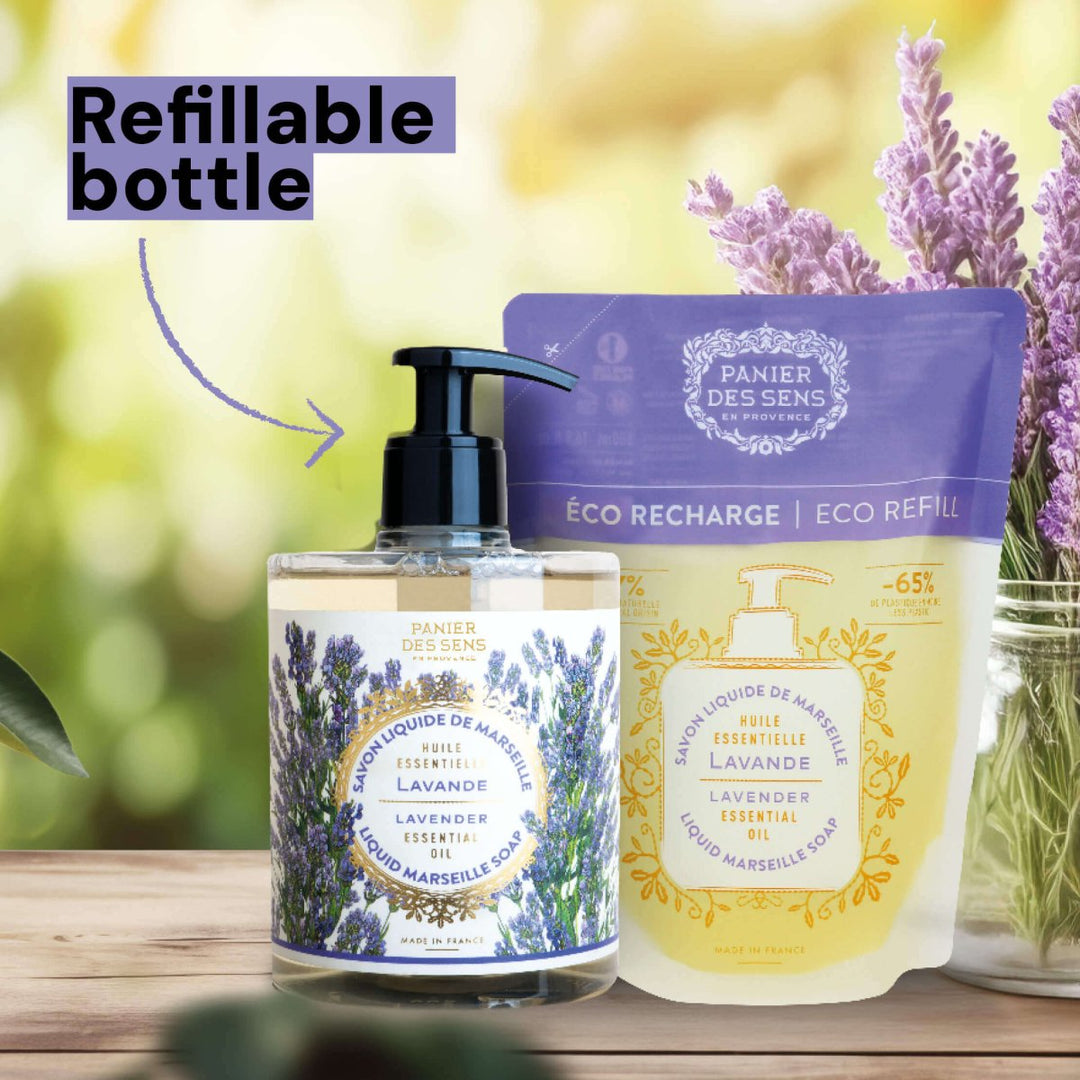 Liquid Marseille soap - Lavender savon liquide de Marseille - Liquid Marseille Soap - Panier des Sens USA