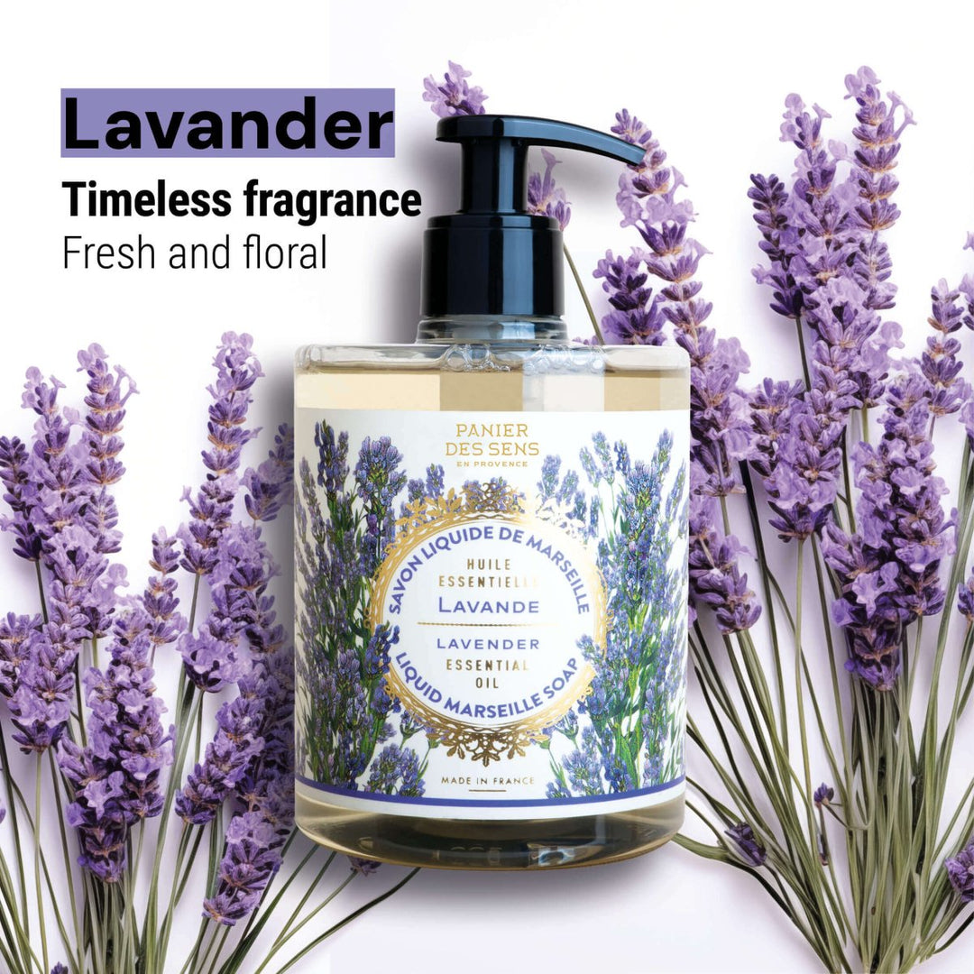 Liquid Marseille soap - Lavender savon liquide de Marseille - Liquid Marseille Soap - Panier des Sens USA