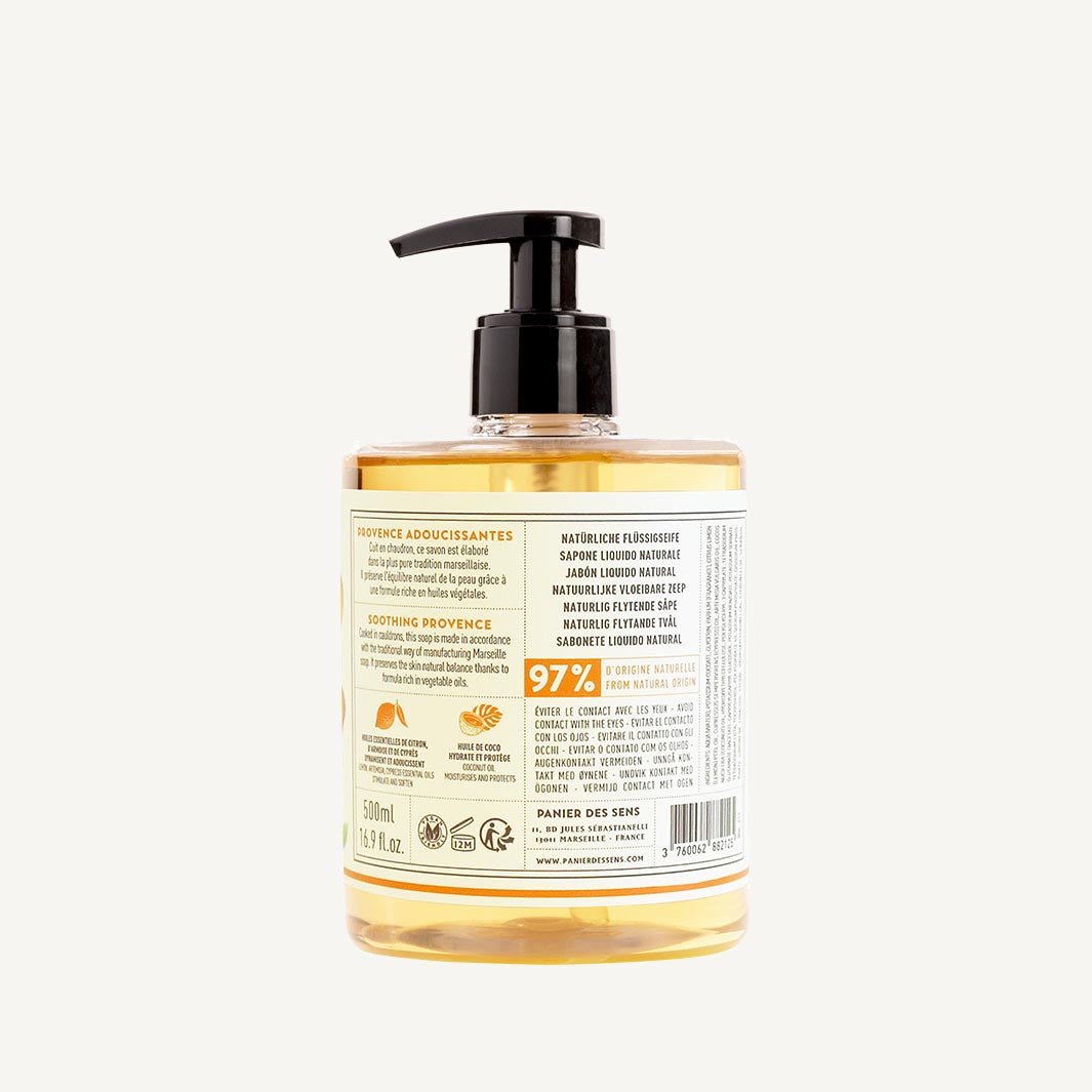 Liquid Marseille soap - Soothing Provence - Liquid Marseille Soap - Panier des Sens USA