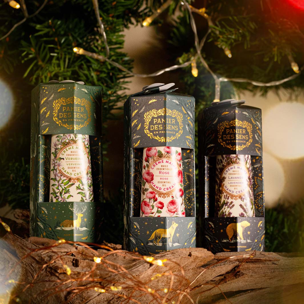 Mini Christmas hand cream set - Rejuvenating Rose 1 floz (VP) - Hand care - Panier des Sens USA