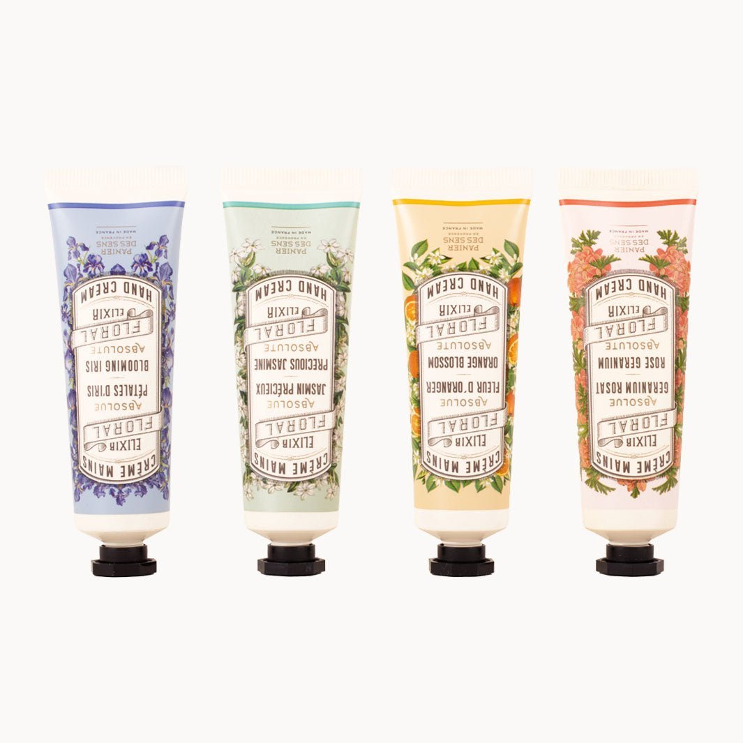 Pack of 4 hand creams with fragrance absolutes 4 x 1 oz - Soins des mains - Panier des Sens USA