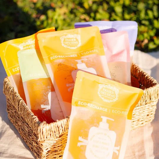 Pack of 6 Liquid Soap Refills Multi Fragrance – 6x16.9oz - Eco - refills - Panier des Sens USA