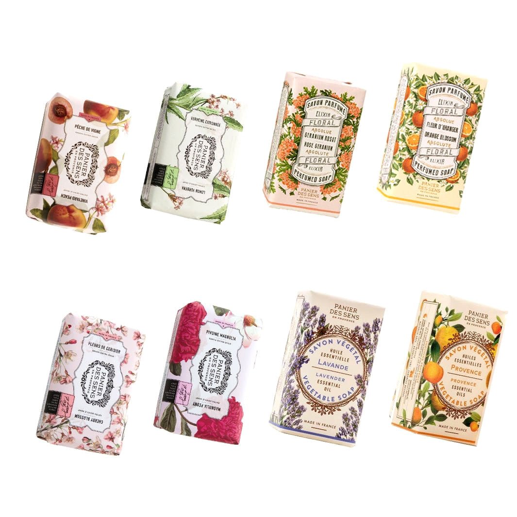Pack Premium de 8 Pastillas de Jabón Francés (4x7oz + 4x5oz) - Cosméticos sólidos - Panier des Sens USA