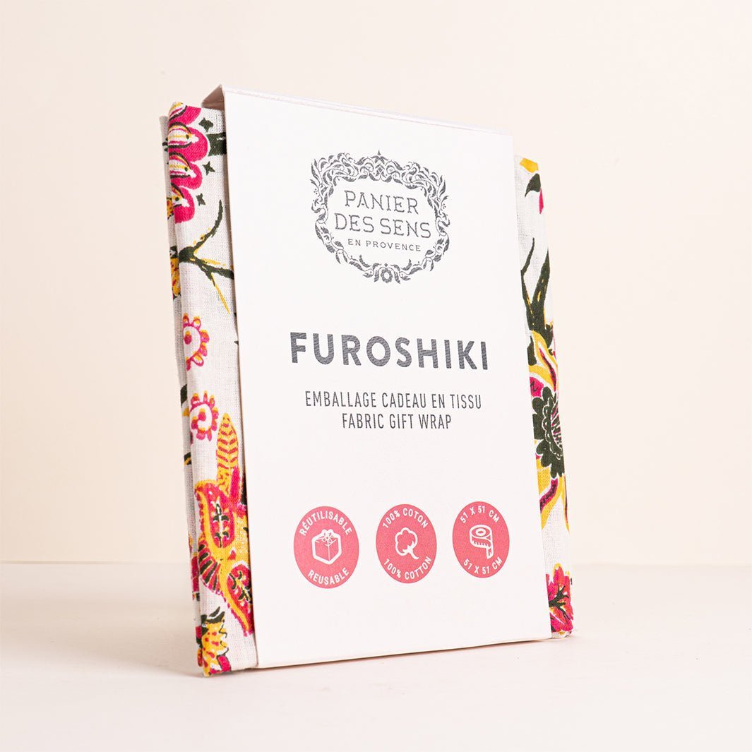 Reusable Gift Wrap Cloth Inspired by Japanese "Furoshiki" - 100% cotton - Gifts - Panier des Sens USA