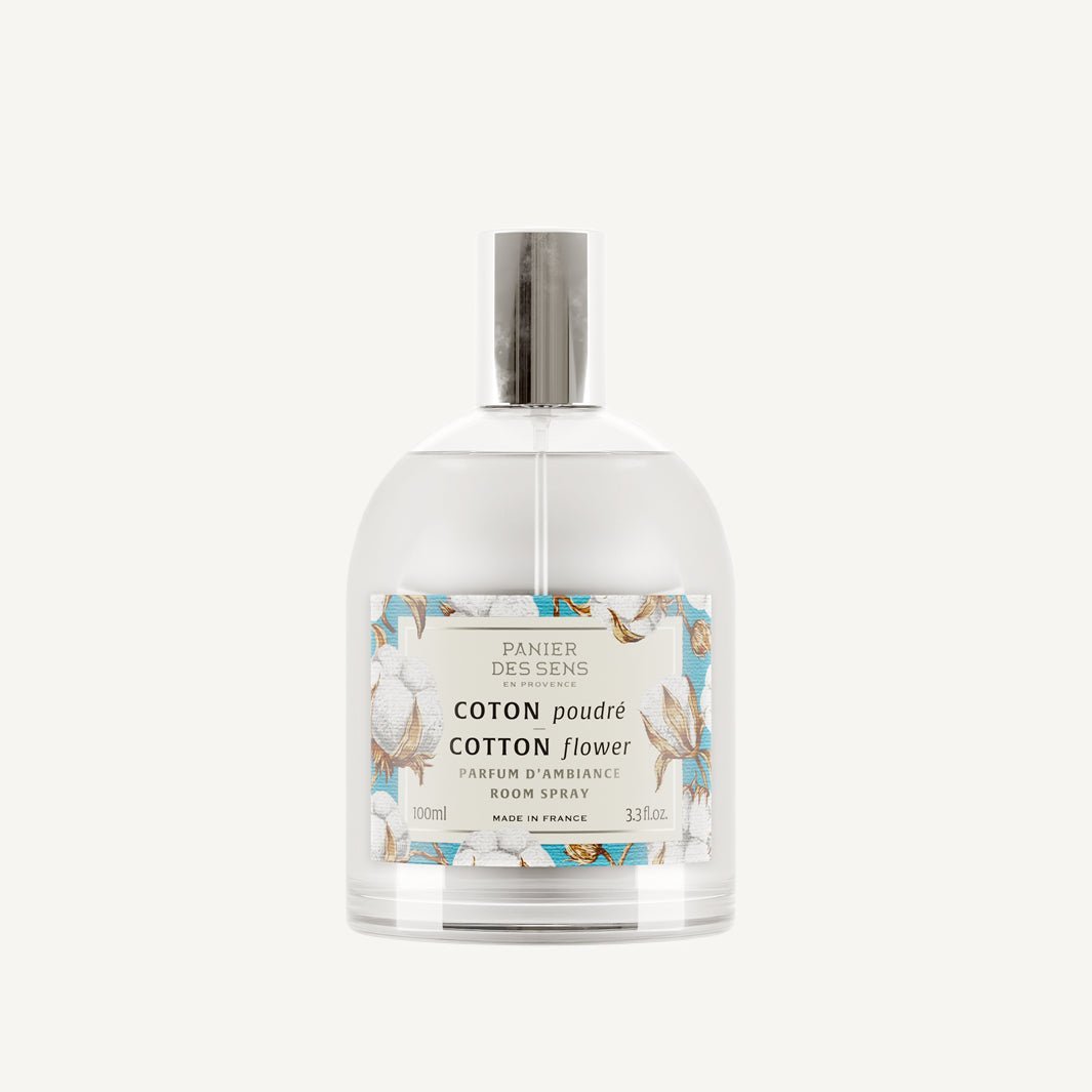 Spray ambiental - Fragancia Flor de Algodón - Fragancia natural para el hogar - Panier des Sens USA