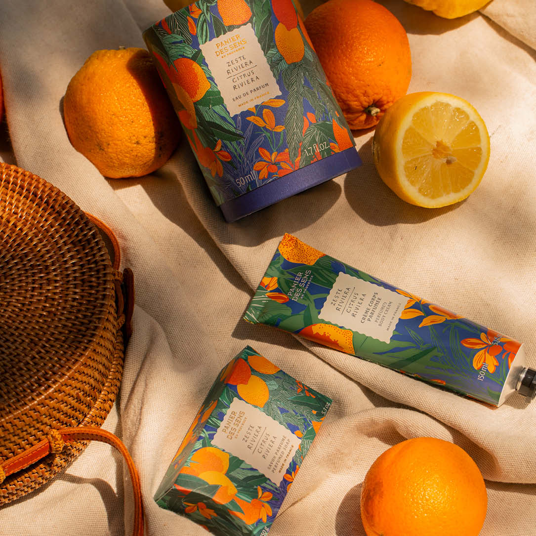 Crema corporal perfumada - Citrus Riviera, 5,1 fl oz - Cuidado corporal - Panier des Sens EE. UU.