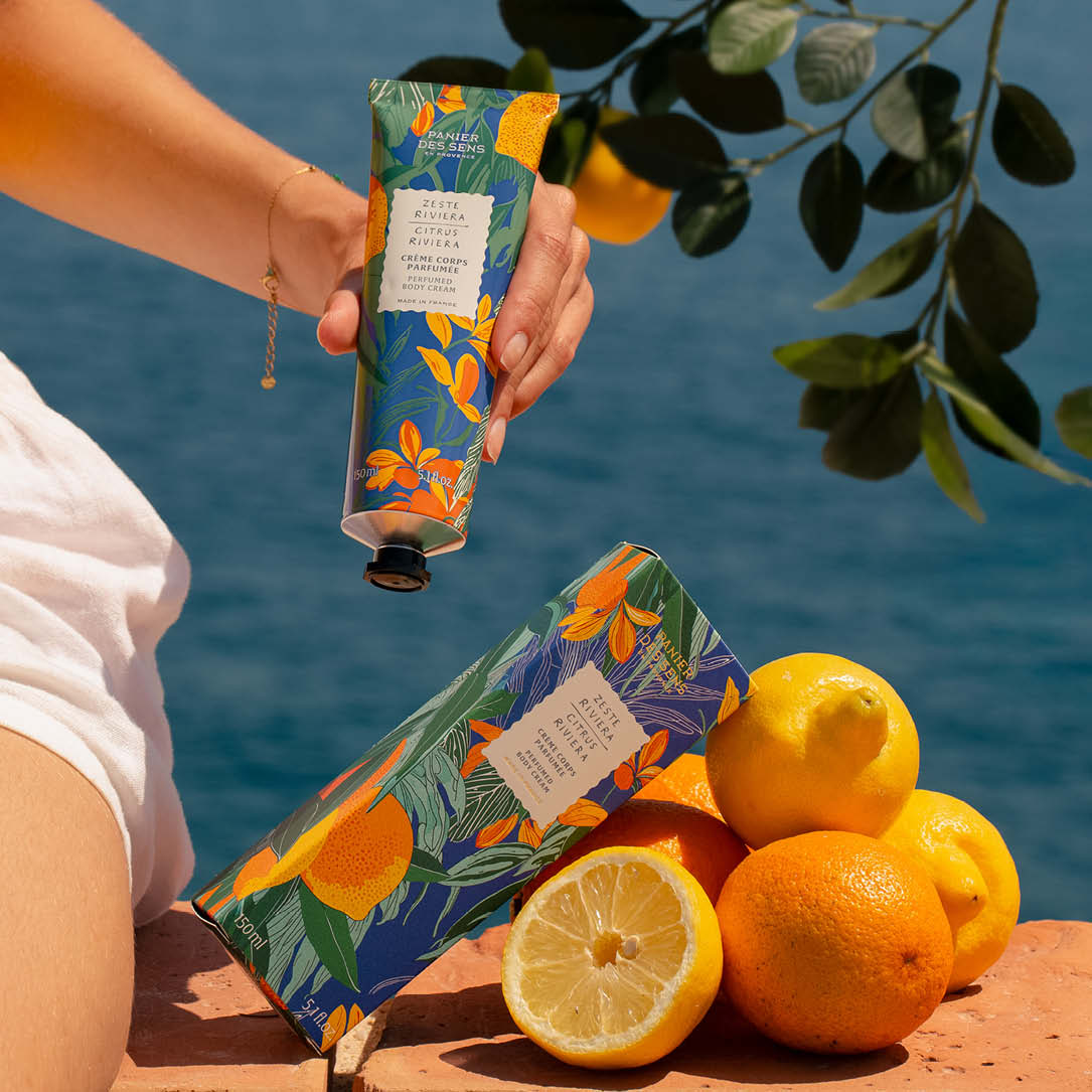 Crema corporal perfumada - Citrus Riviera, 5,1 fl oz - Cuidado corporal - Panier des Sens EE. UU.