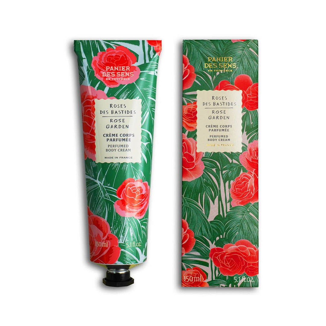 Crema corporal perfumada - Rose Garden, 5,1 onzas líquidas - Cuidado corporal - Panier des Sens EE. UU.