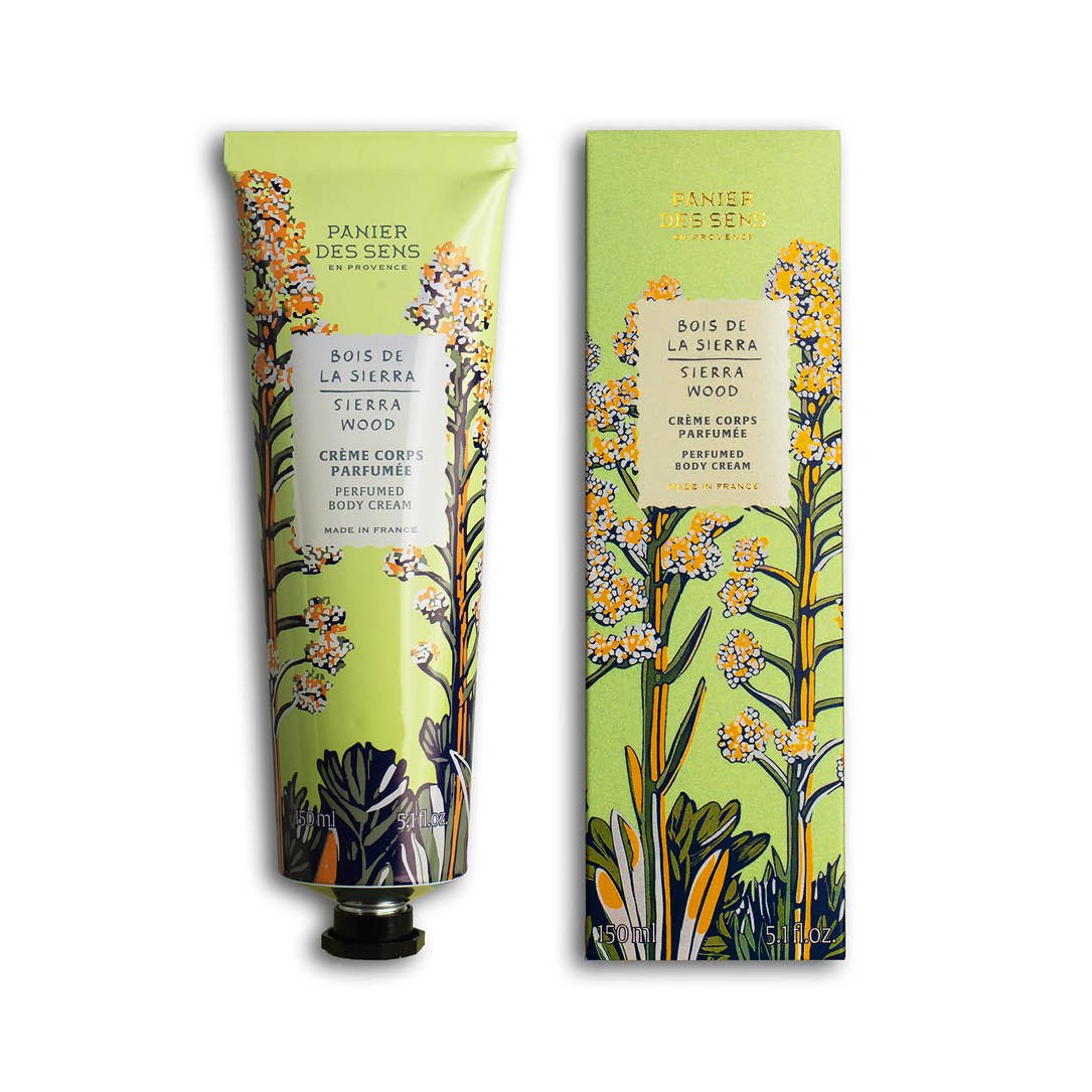 Crema corporal perfumada - Sierra Wood, 5,1 fl oz - Cuidado corporal - Panier des Sens EE. UU.