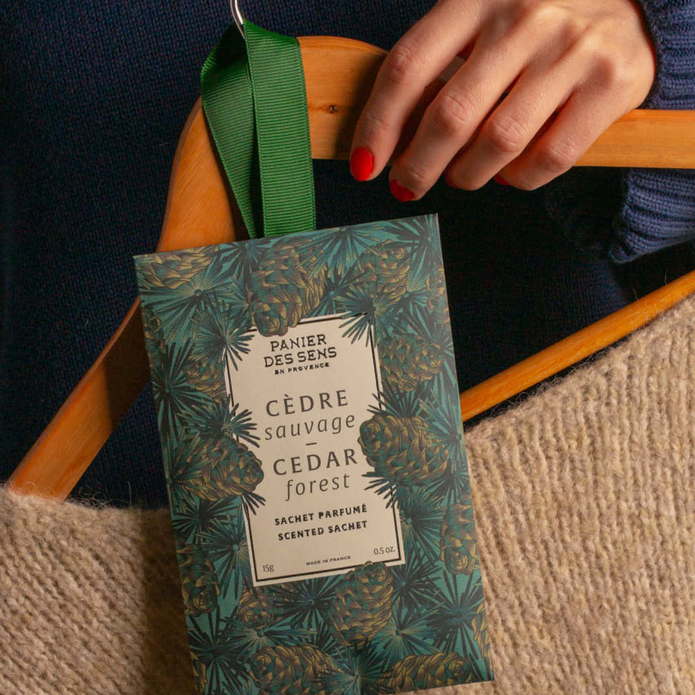 Scented Sachet Cedar forest 0.5 oz - Scented Sachet - Panier des Sens USA