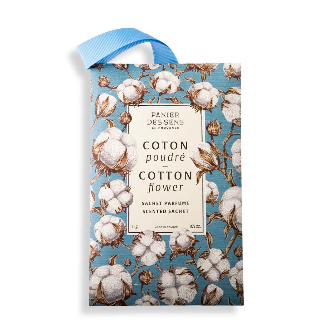 Scented Sachet Cotton flower 0.5 oz - Scented Sachet - Panier des Sens USA