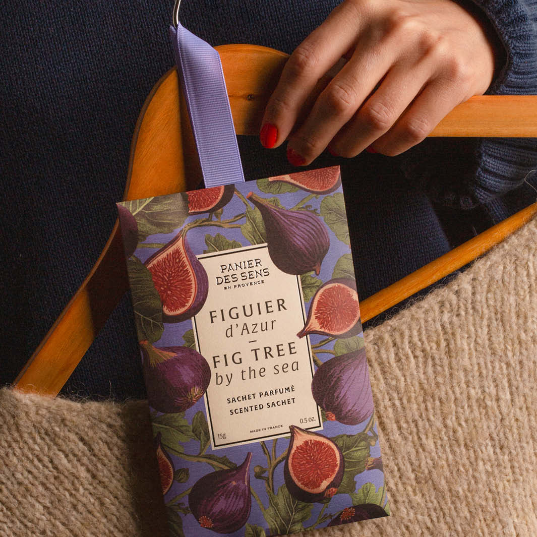 Scented Sachet Fig tree by the sea 0.5 oz - Scented Sachet - Panier des Sens USA
