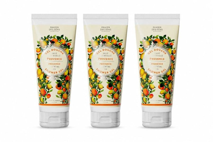 Set of 3 Energizing Provence Shower Gels (6.7 fl.oz.) - Shower gel - Panier des Sens USA