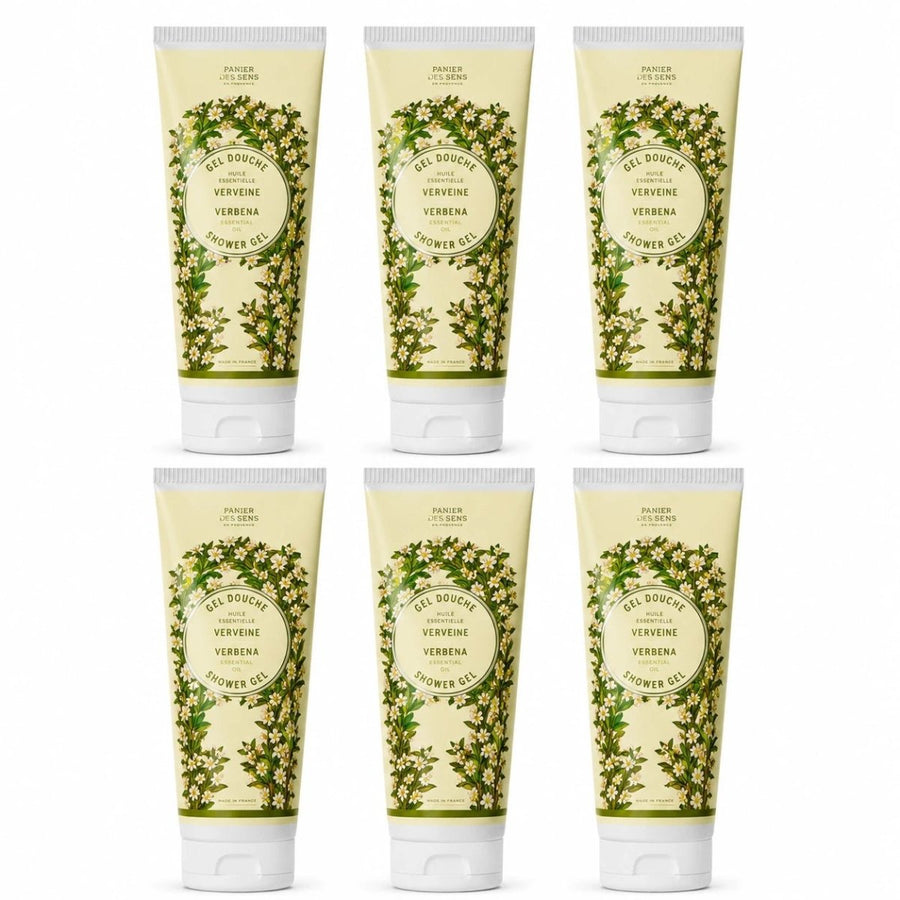 Set of 6 Verbena Shower Gels (6.7 fl.oz.) - Shower gel - Panier des Sens USA