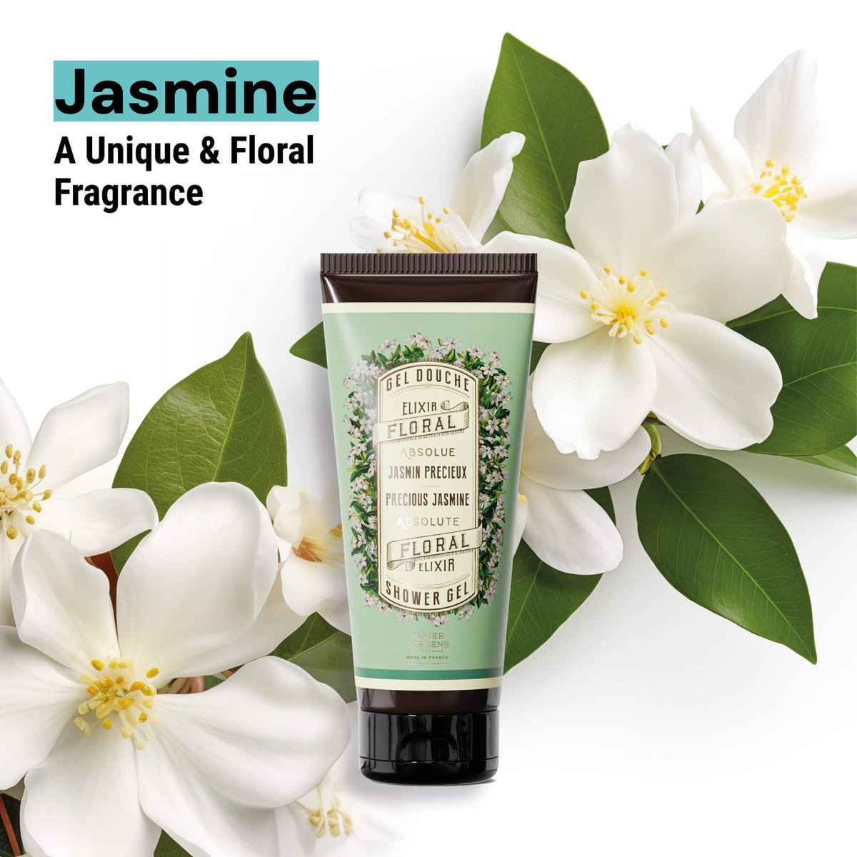 Shower gel - Precious Jasmine (6.7 fl.oz.) - Shower gel - Panier des Sens USA