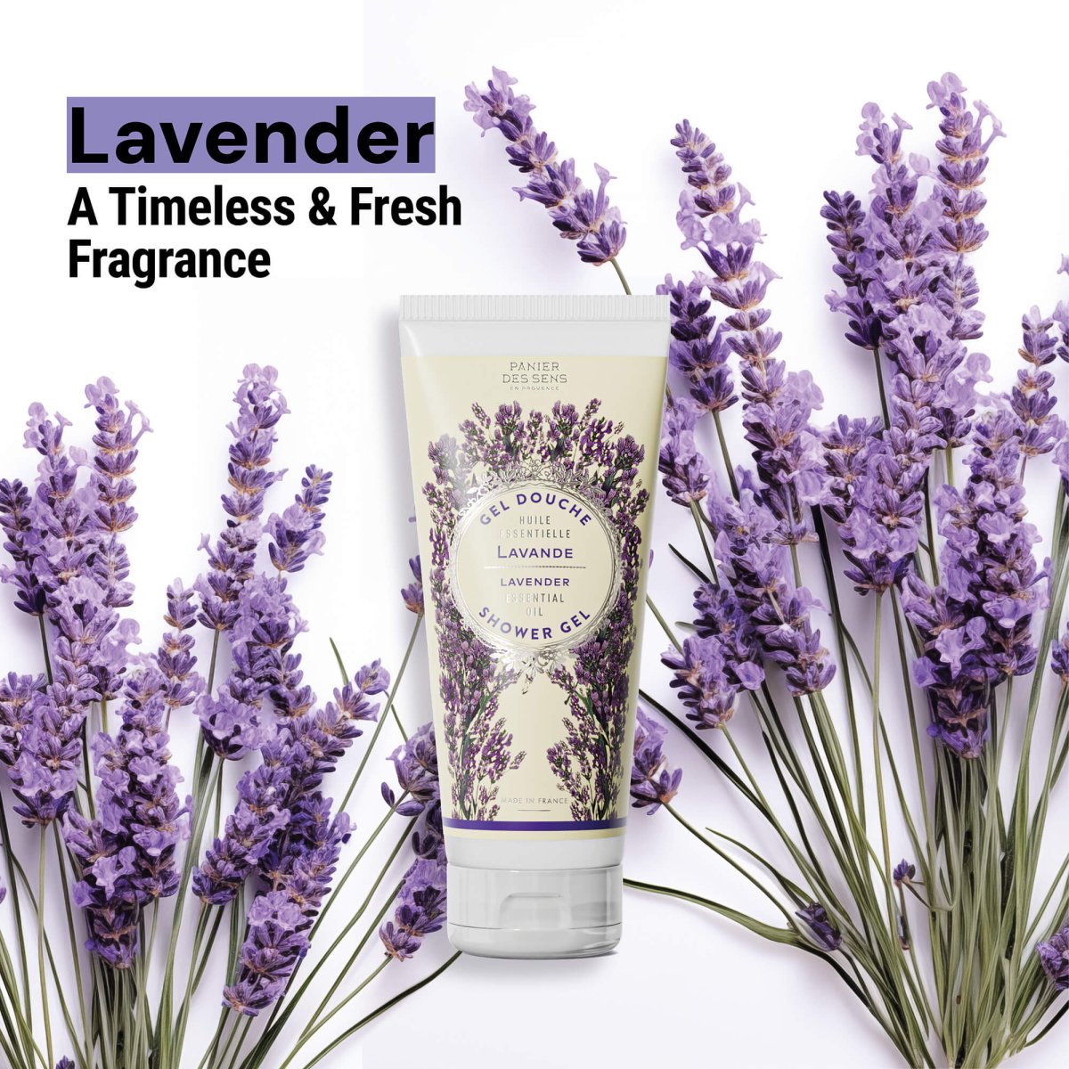 Shower gel - Relaxing Lavender (6.7 fl.oz.) - Shower gel - Panier des Sens USA