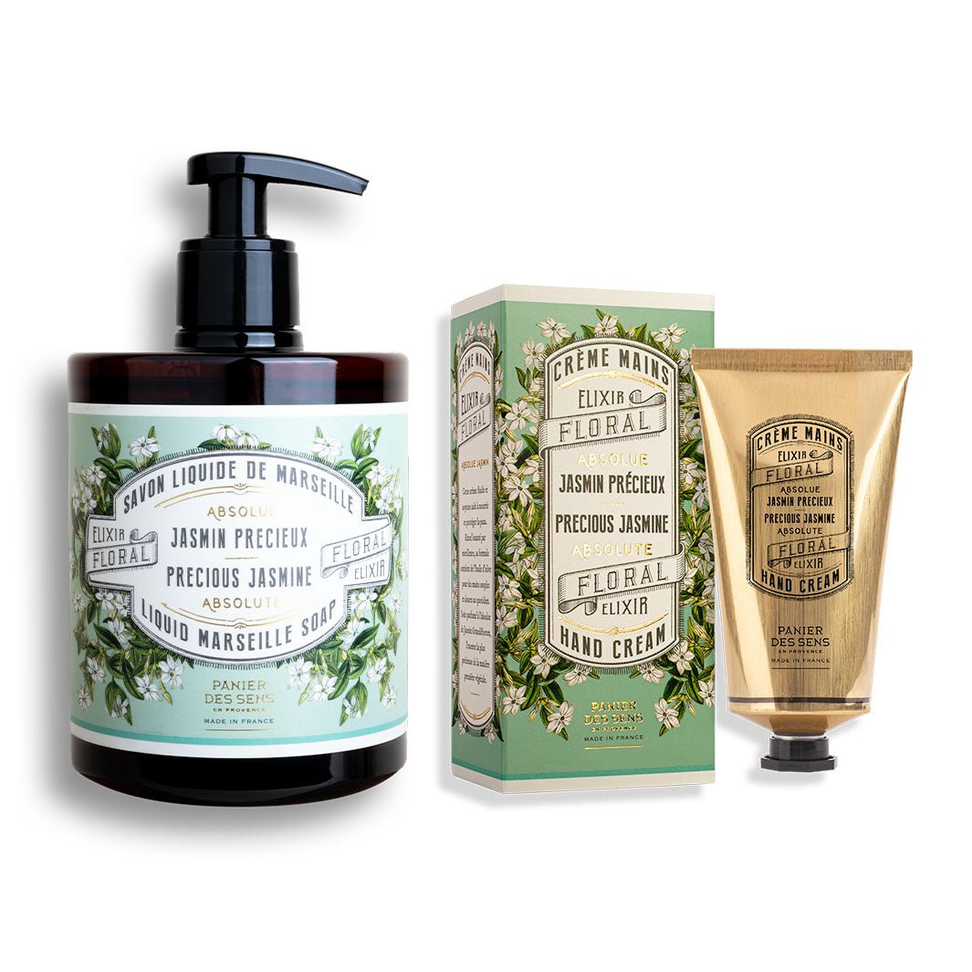 Soap and Hand Cream Set - Precious Jasmine - Bundle - Panier des Sens USA