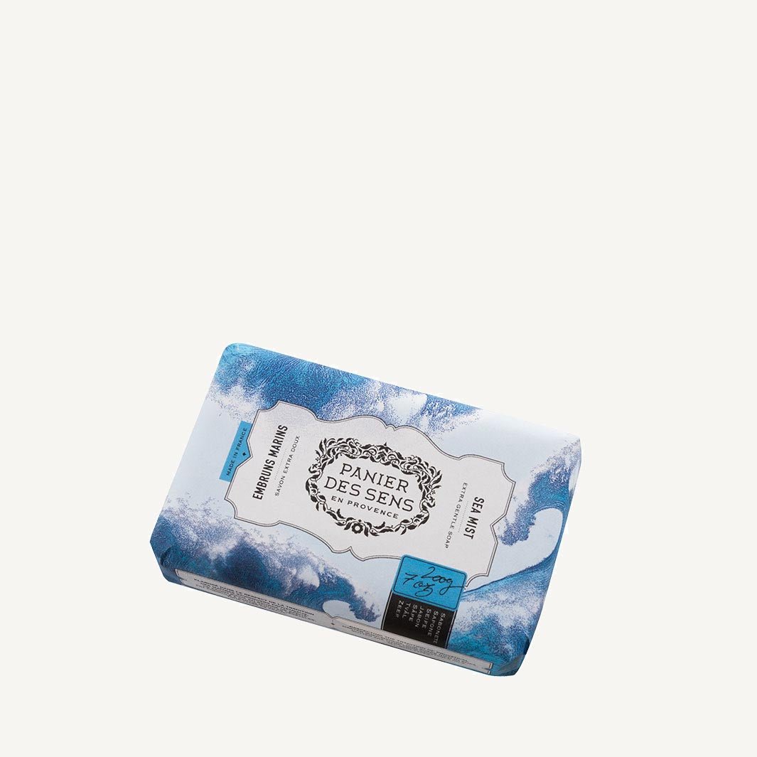 French Sea Mist Soap Bar with Shea Butter – 7oz - Solid cosmetics - Panier des Sens USA