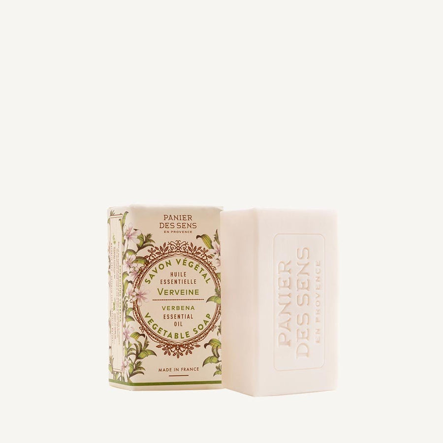 French Verbena Natural Soap Bar with Essential Oil – 5oz - Solid cosmetics - Panier des Sens USA