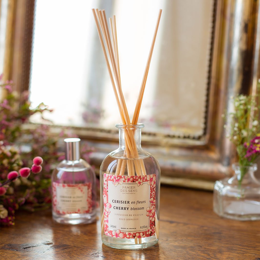 Room Spray - Cherry Blossom Fragrance - Natural home fragrance - Panier des Sens USA