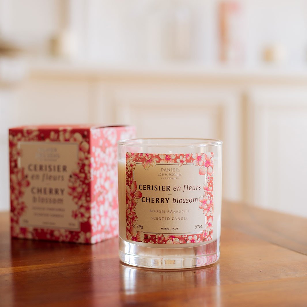 Vela perfumada - Vela vegana Flor de Cerezo 0,61 lb - Velas perfumadas - Panier des Sens USA