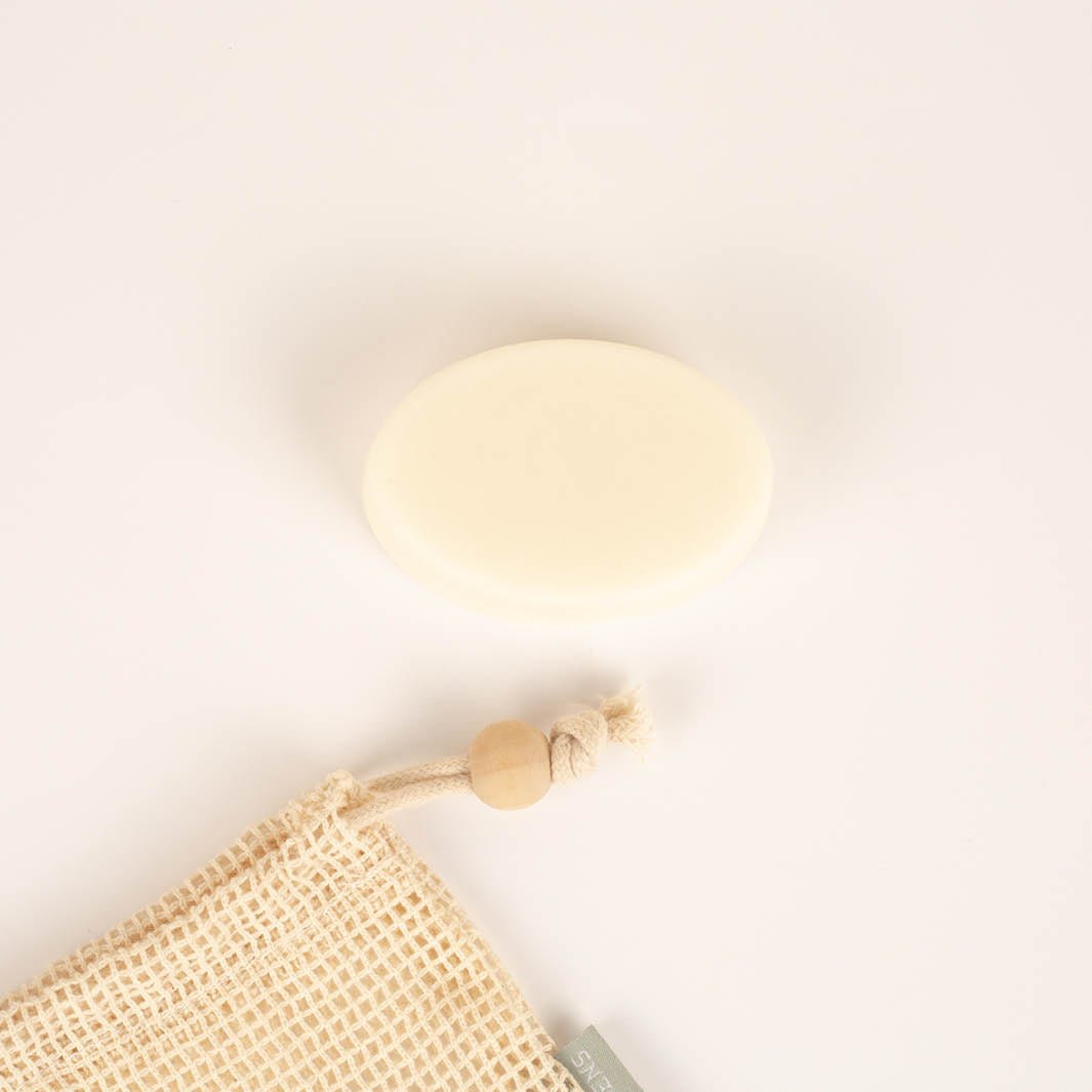 Soap Saver Bag Made of 100% Natural Cotton - Solid cosmetics - Panier des Sens USA