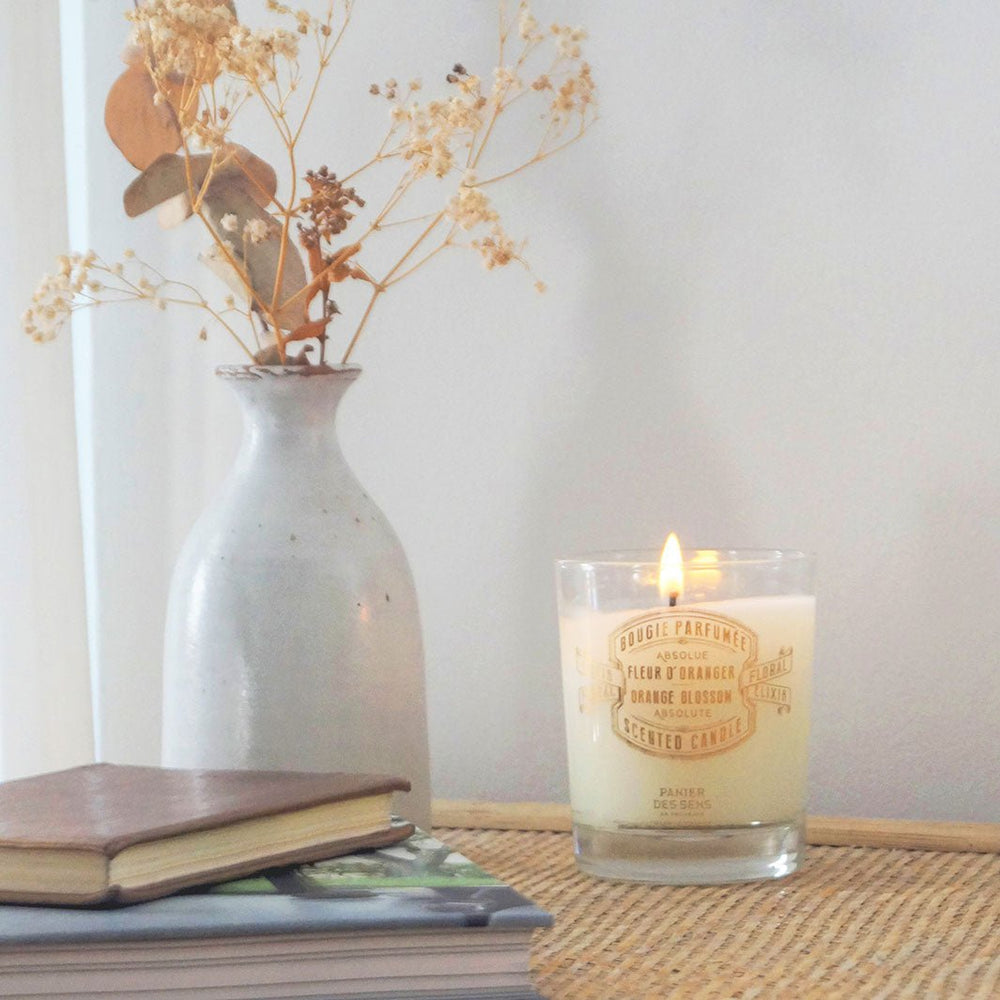 Trio of scented candles - Orange Blossom, Jasmine, Geranium - Scented candles - Panier des Sens USA