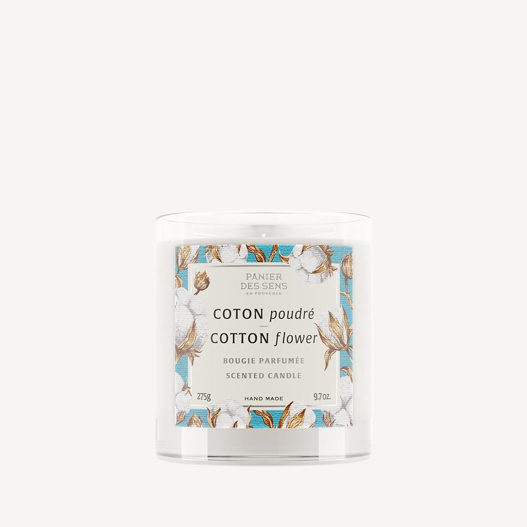 Scented Candle - Cotton Flower Vegan Candle 0,61 lb - Scented candles - Panier des Sens USA